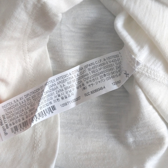 NWT Zara White T-shirt With Christmas Tree - Picture 6 of 10